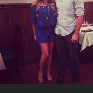 Medium blue romper
